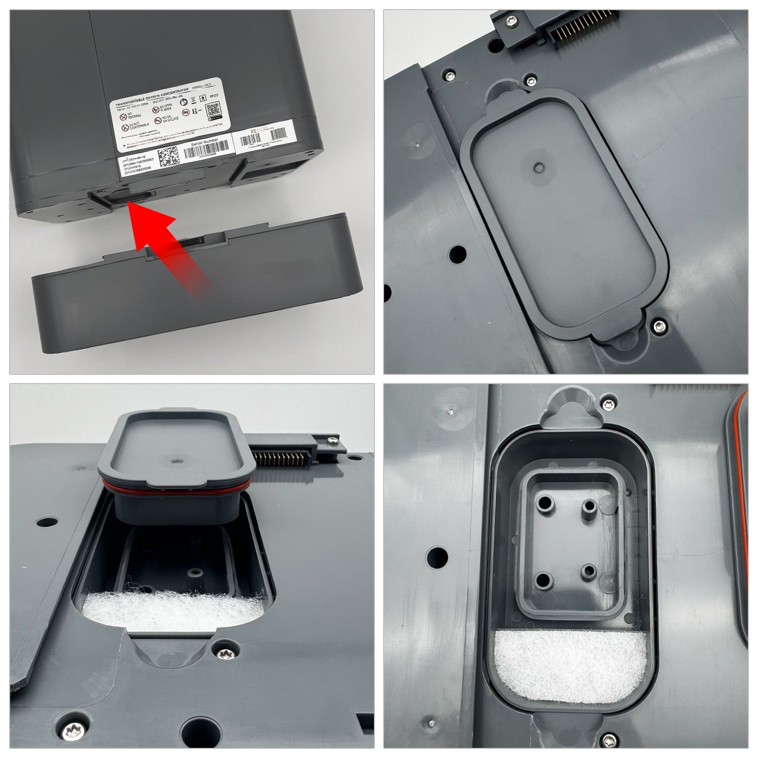 Small Intake Filter for Rhythm TOC3 Portable Oxygen Concentrators