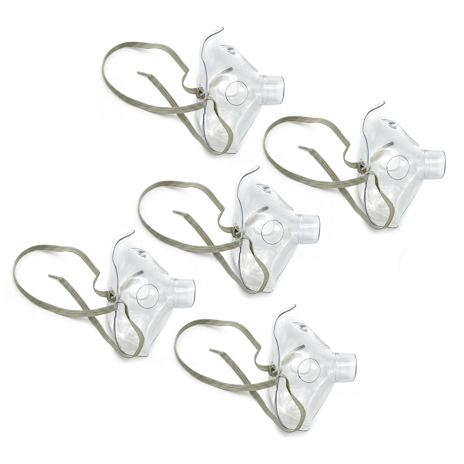 Five pack of Sunset nebulizer masks