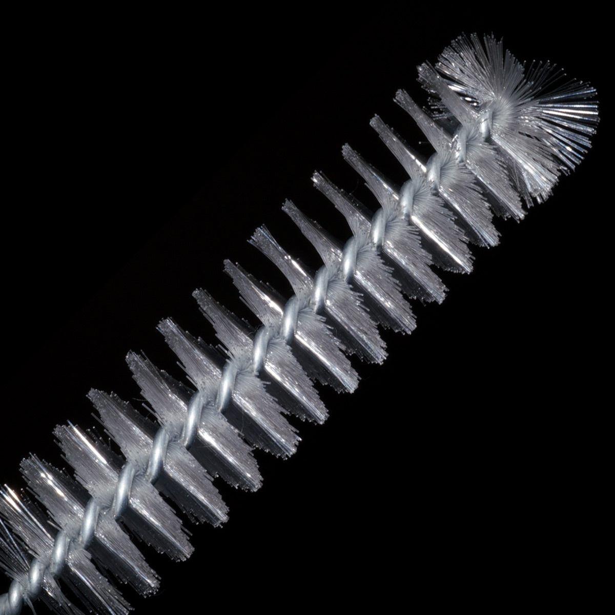the cpap tube brush side view