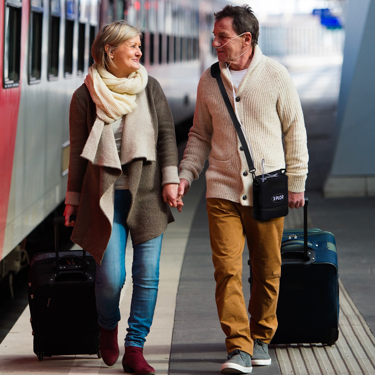 X-PLOR Portable Oxygen Concentrator Bundle (Pulse Dose)