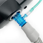u-adapt oxygen enrichment connector in use