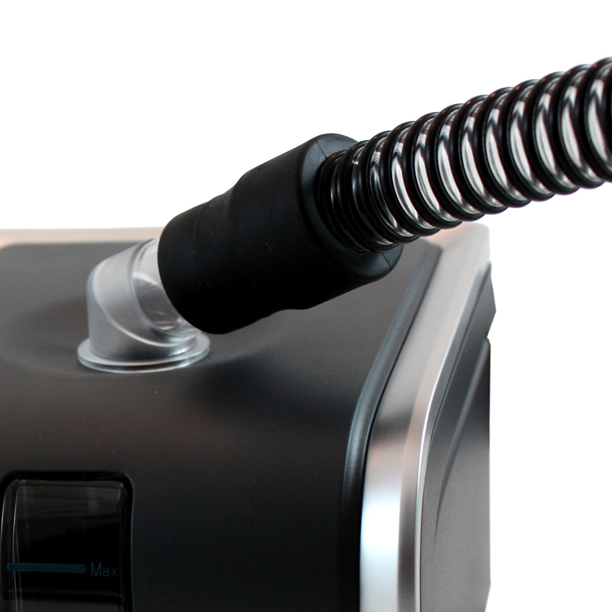 ultra noir cpap tube in use