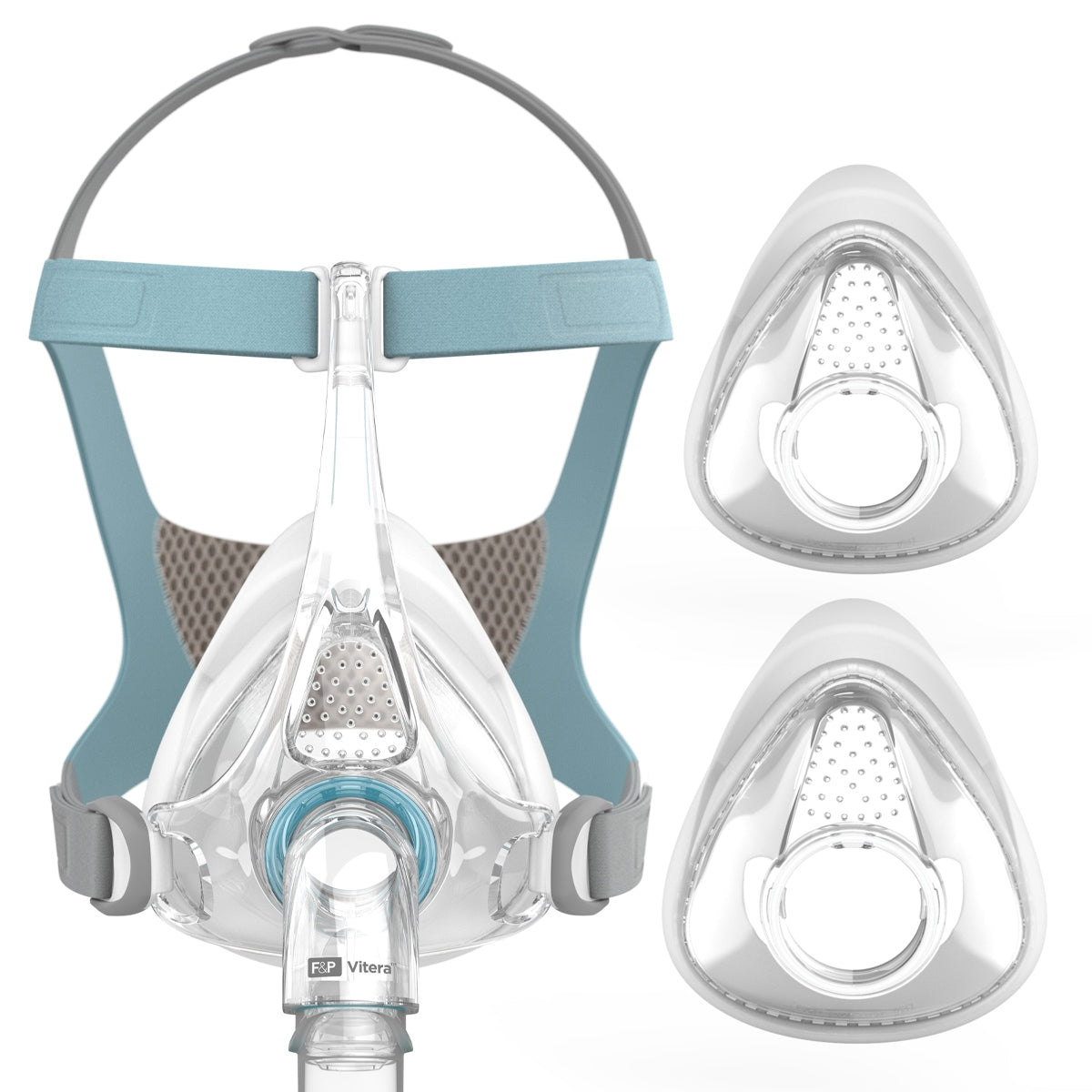 F&P Vitera Full Face CPAP Mask with Headgear – DirectHomeMedical