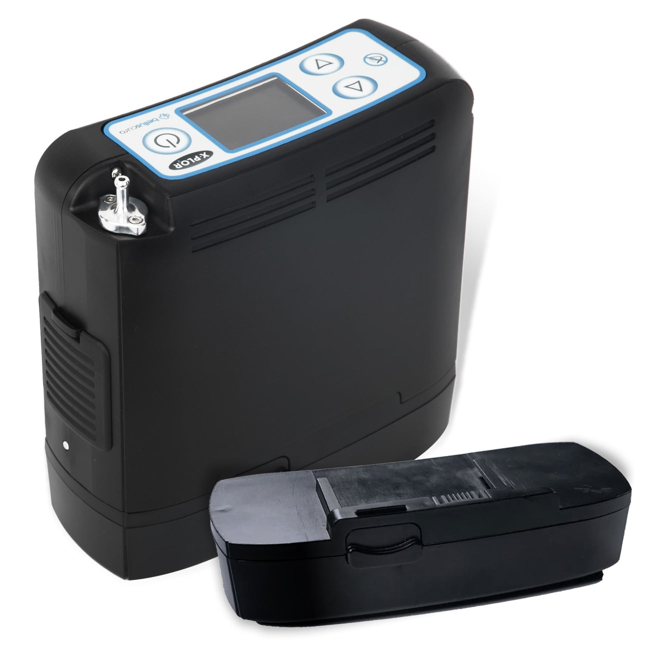 X-PLOR Portable Oxygen Concentrator Bundle (Pulse Dose) (CERTIFIED PRE-OWNED)